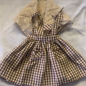 American Girl Doll Addy Dress w/ Handkerchief